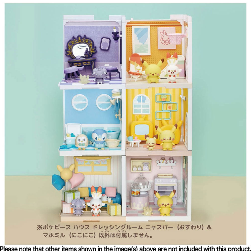POKEMON POKE PEACE DRESSING ROOM ESPURR AND MILCERY | TAKARA TOMY POKEMON POKE PEACE DRESSING ROOM ESPURR AND MILCERY | TAKARA TOMY